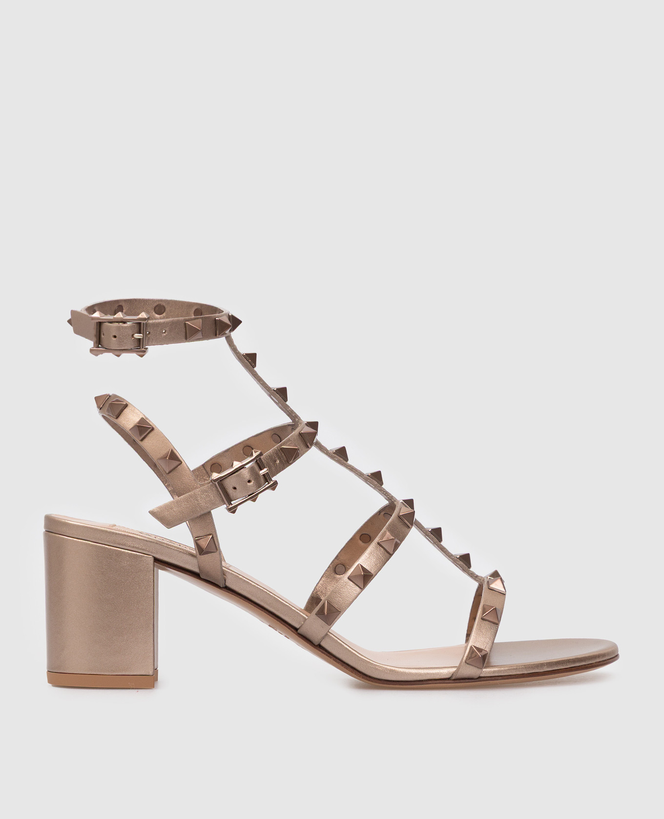 

Кожаные босоножки Rockstud Alcove, Коричневый, Босоножки