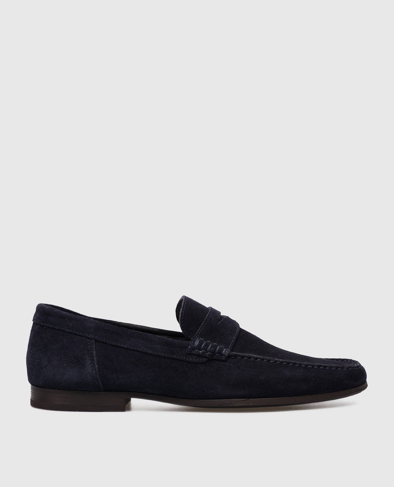 CESETTI blue suede loafers