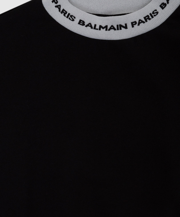 Balmain Дитячий світшот із логотипом 6Q4020F00151216 зображення 3