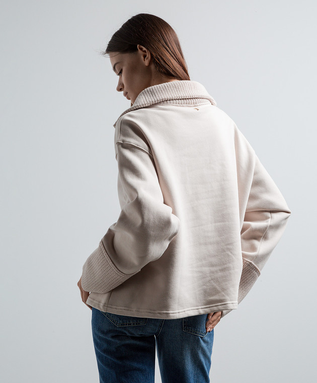 Dondup Бежевый свитер F476KF0206DXXX изображение 4