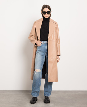 SLVRLAKE Голубые джинсы с прорехами London AW21LNDJ707SALS