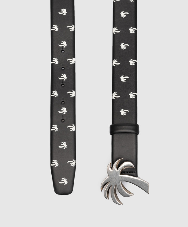 Palm Angels Черный пояс в принт Mini Palms PMRB020S23LEA004 изображение 3