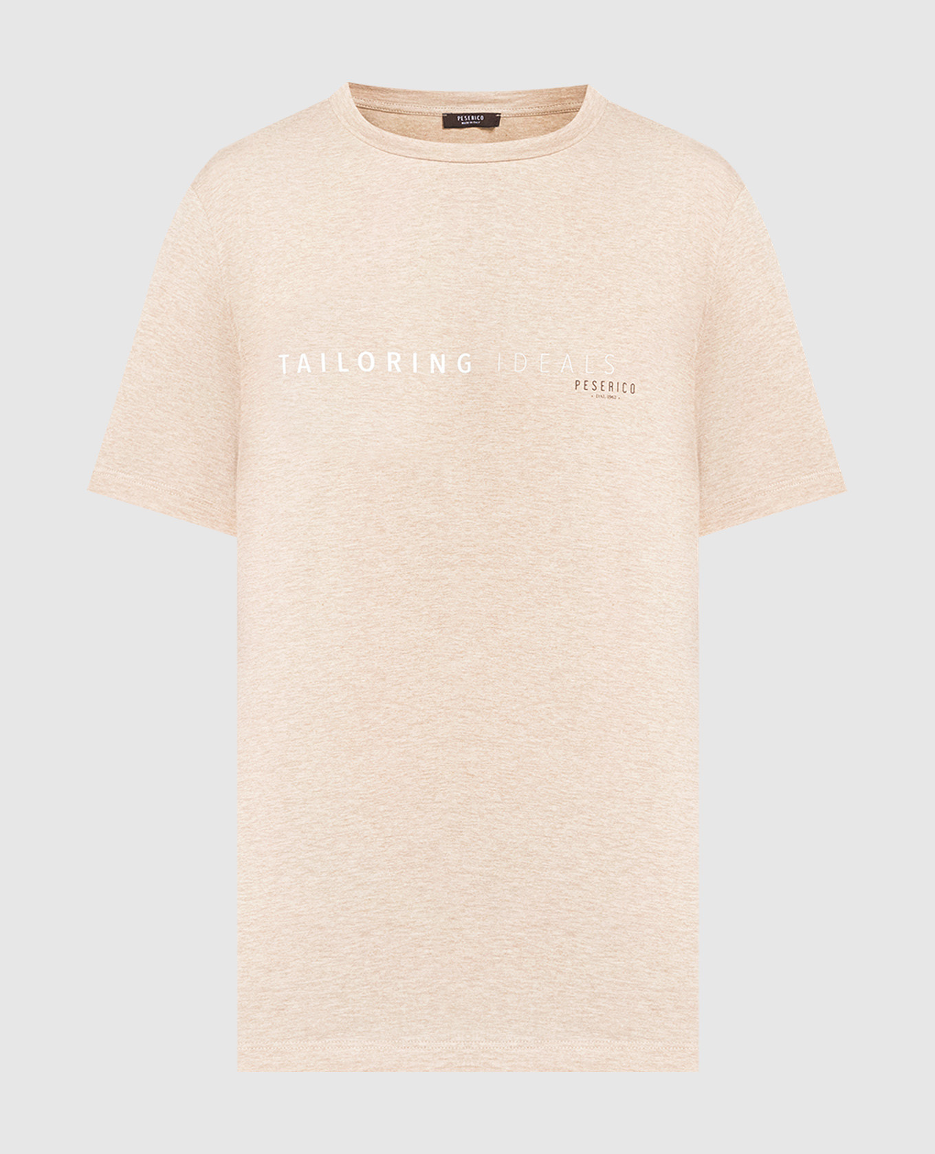 Beige t-shirt with a print