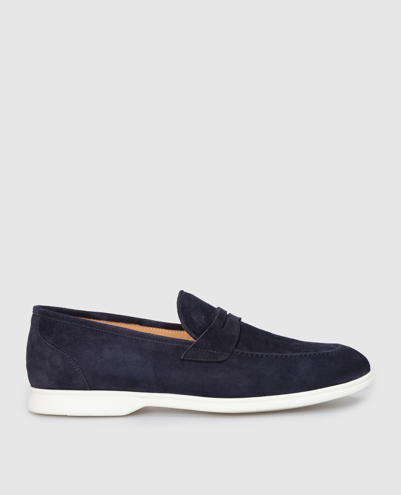 Navy Suede Loafers ChangeClear