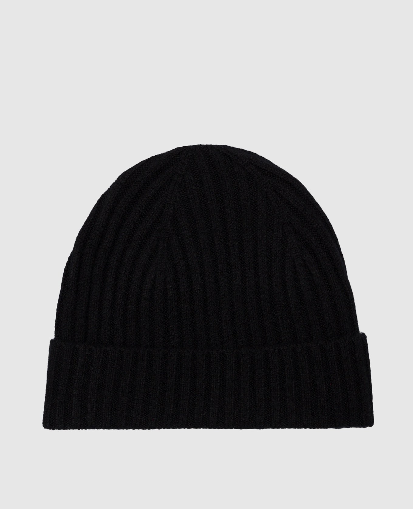 Black cashmere hat