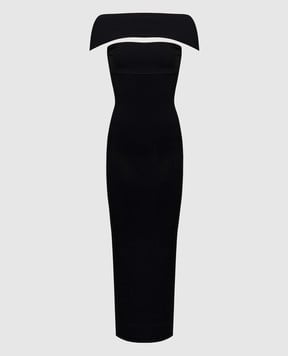 Toteme Черное платье макси 241WRD1093YA0028