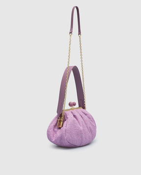 Max Mara Weekend Фіолетова сумка з мереживом HOMMAGELAFRANCE