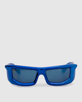 Off-White Volcanite blue sunglasses with a metallic effect OERI074S23PLA001