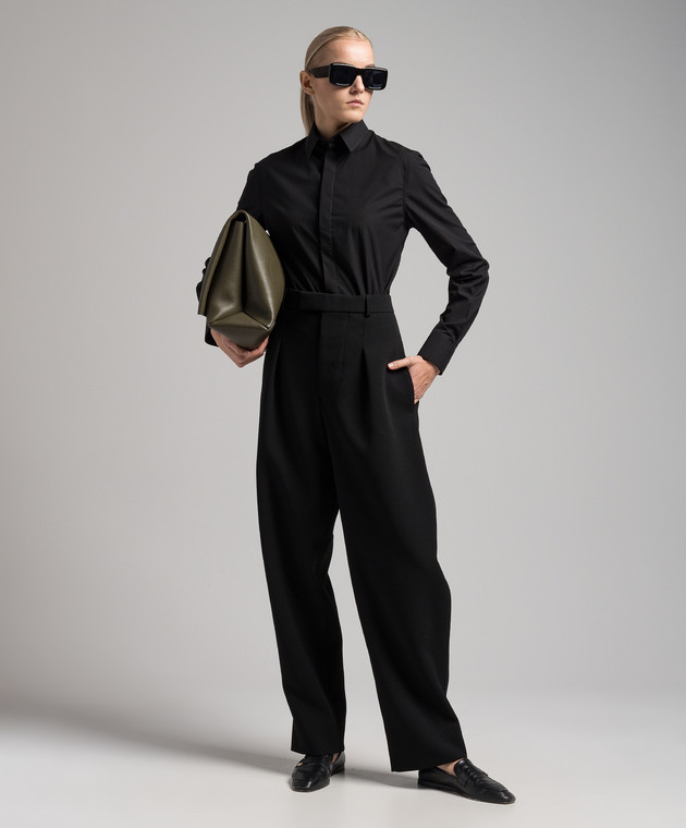 WARDROBE.NYC Black pants made of wool W2050R09 image 2