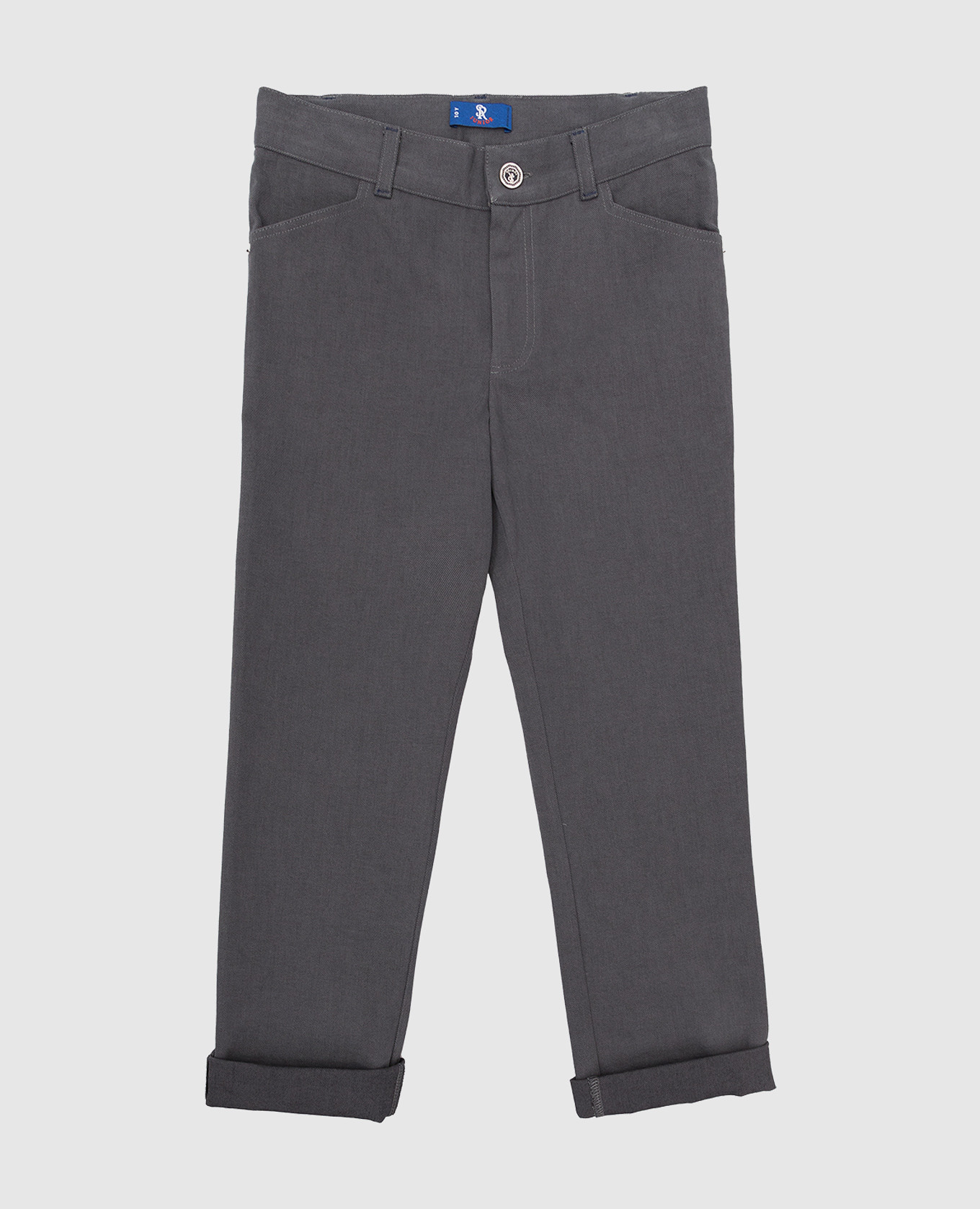 

Детские серые брюки, Серый, Повседневные брюки casual
