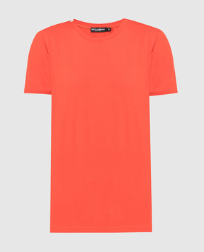 Dolce&Gabbana Оранжевая футболка F8H32TFUEB0