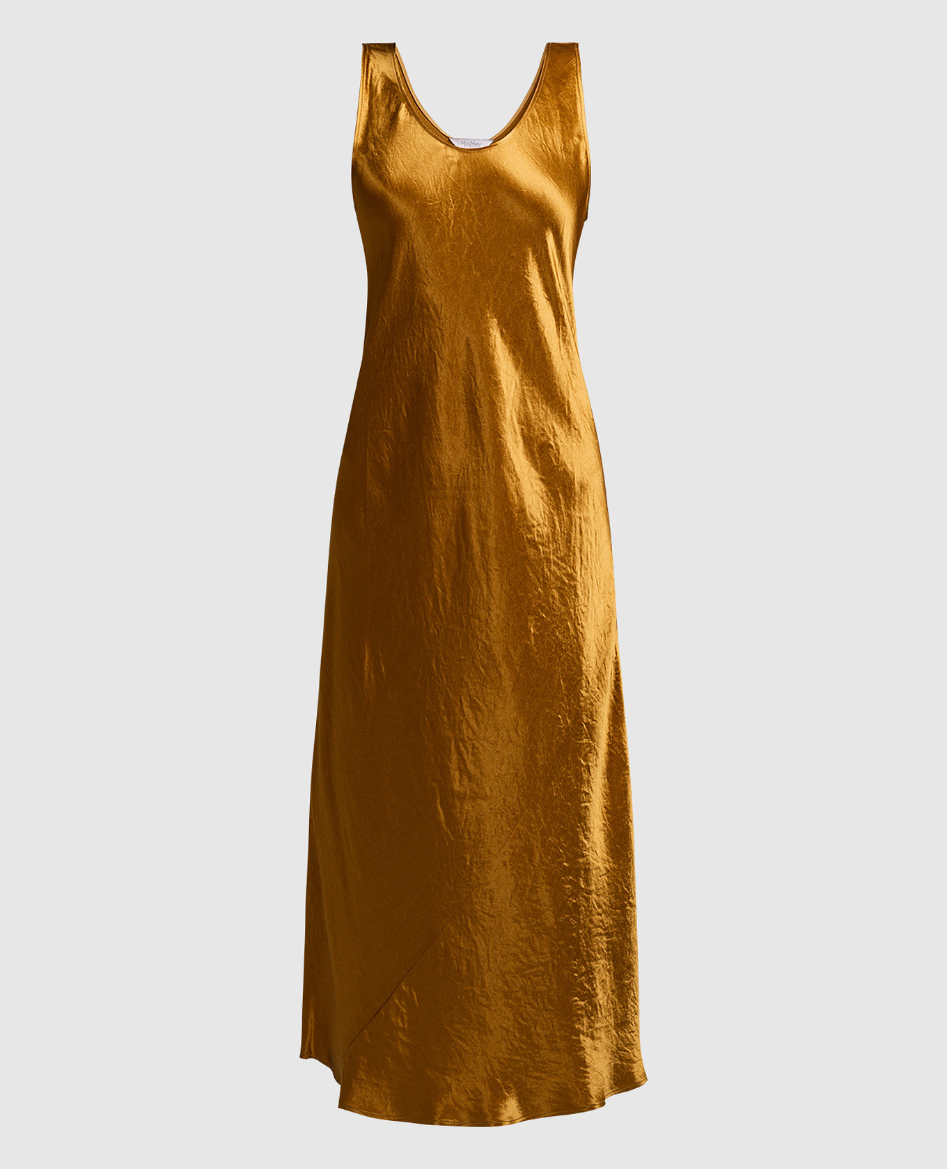 Золотистое платье миди Talete
