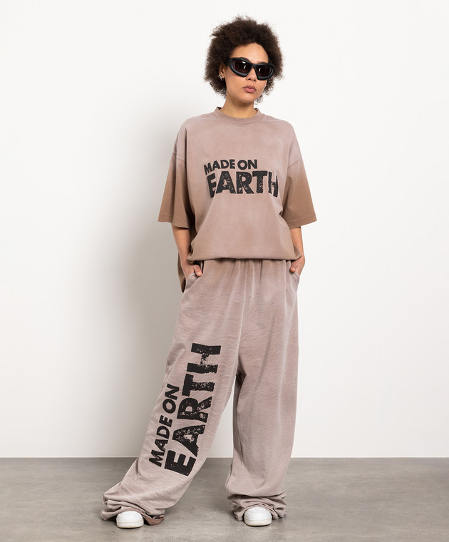 Vetements Made On Earth Printed Jeans