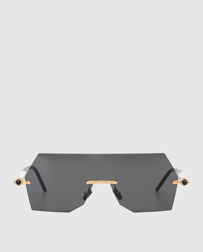 Kuboraum Серые солнцезащитные очки Р90 KRSP90GDBS0000FU