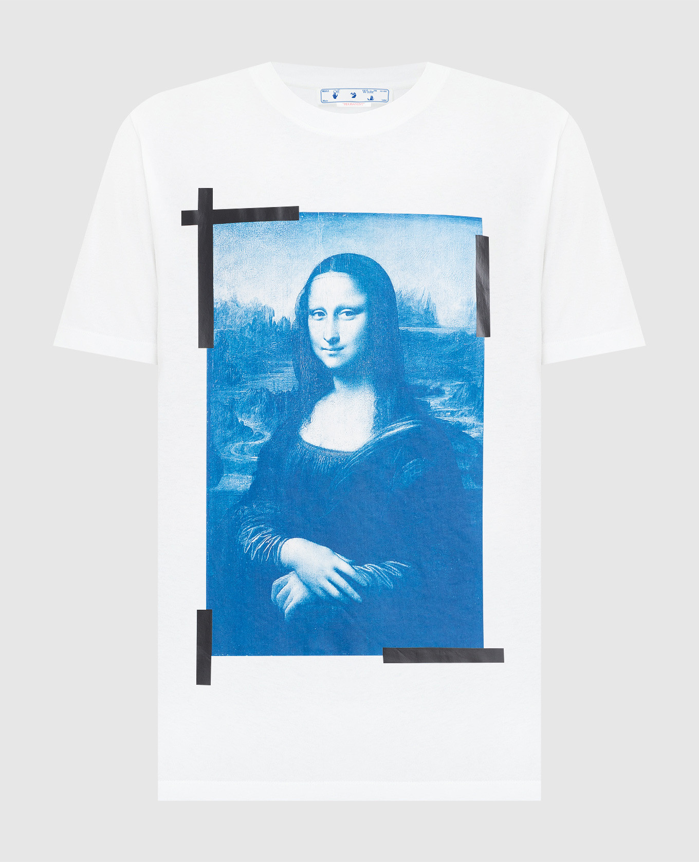 

Белая футболка с принтом Monalisa, Белый, Футболки