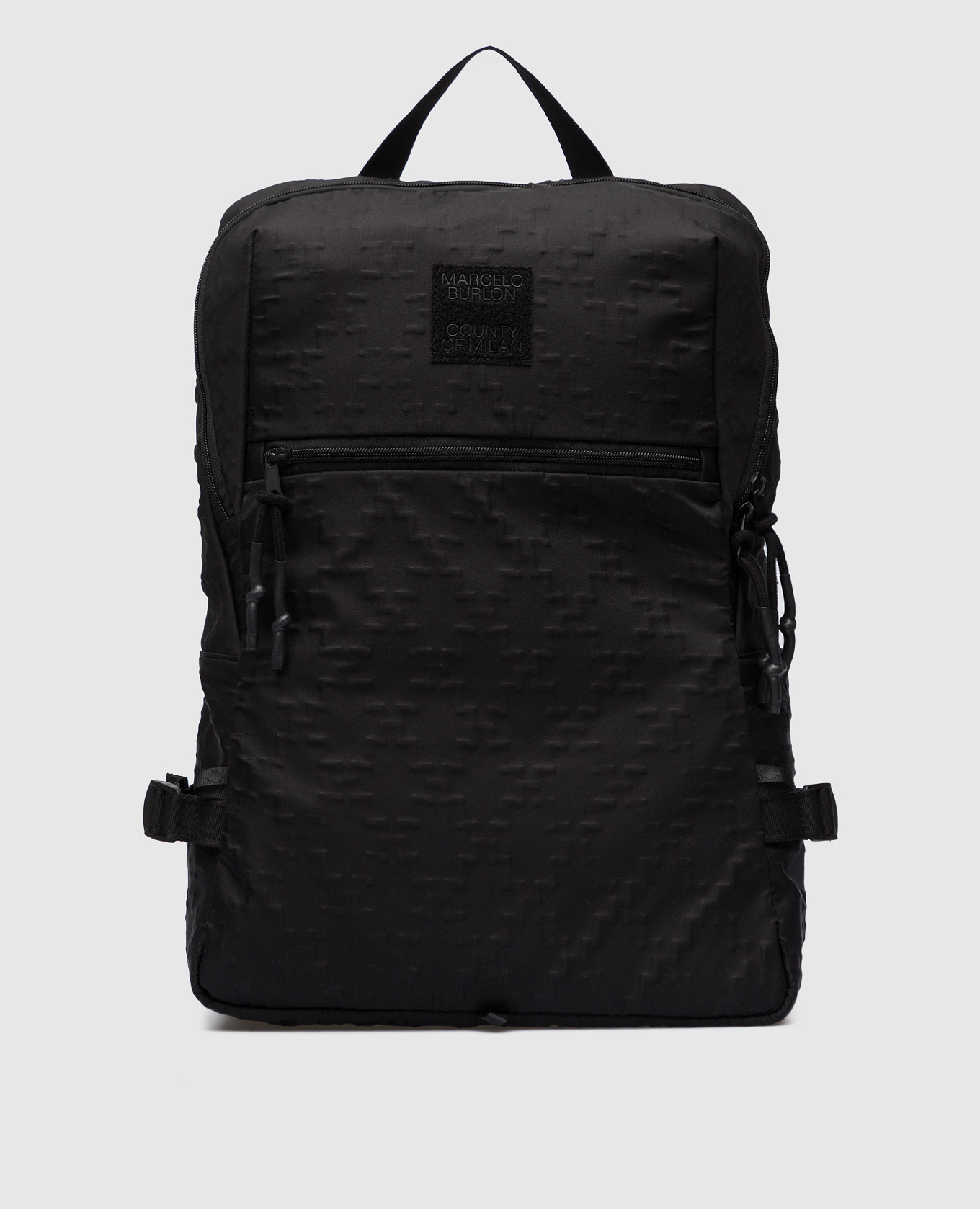 

Черный рюкзак в фактурный принт ALLOVER CROSS, Рюкзаки