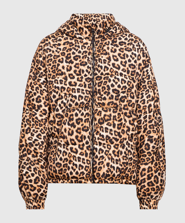 Twinset Стеганая куртка в леопардовый узор 222TP2720