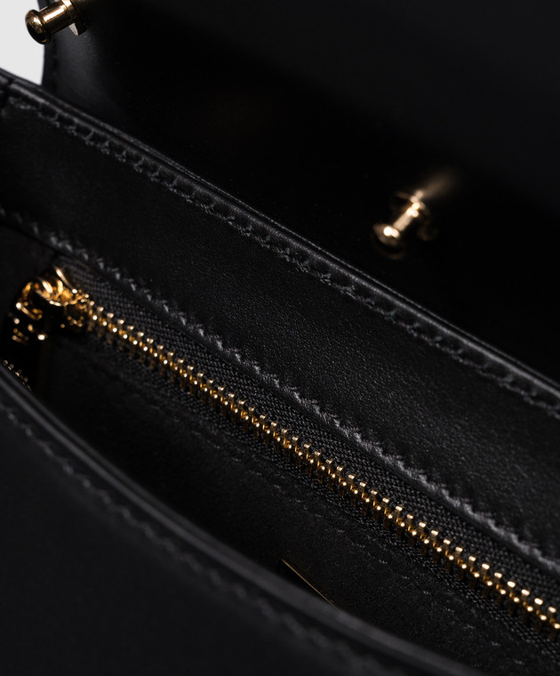 Dolce&Gabbana Черная кожаная сумка DG LOGO BB7568AW576 изображение 4