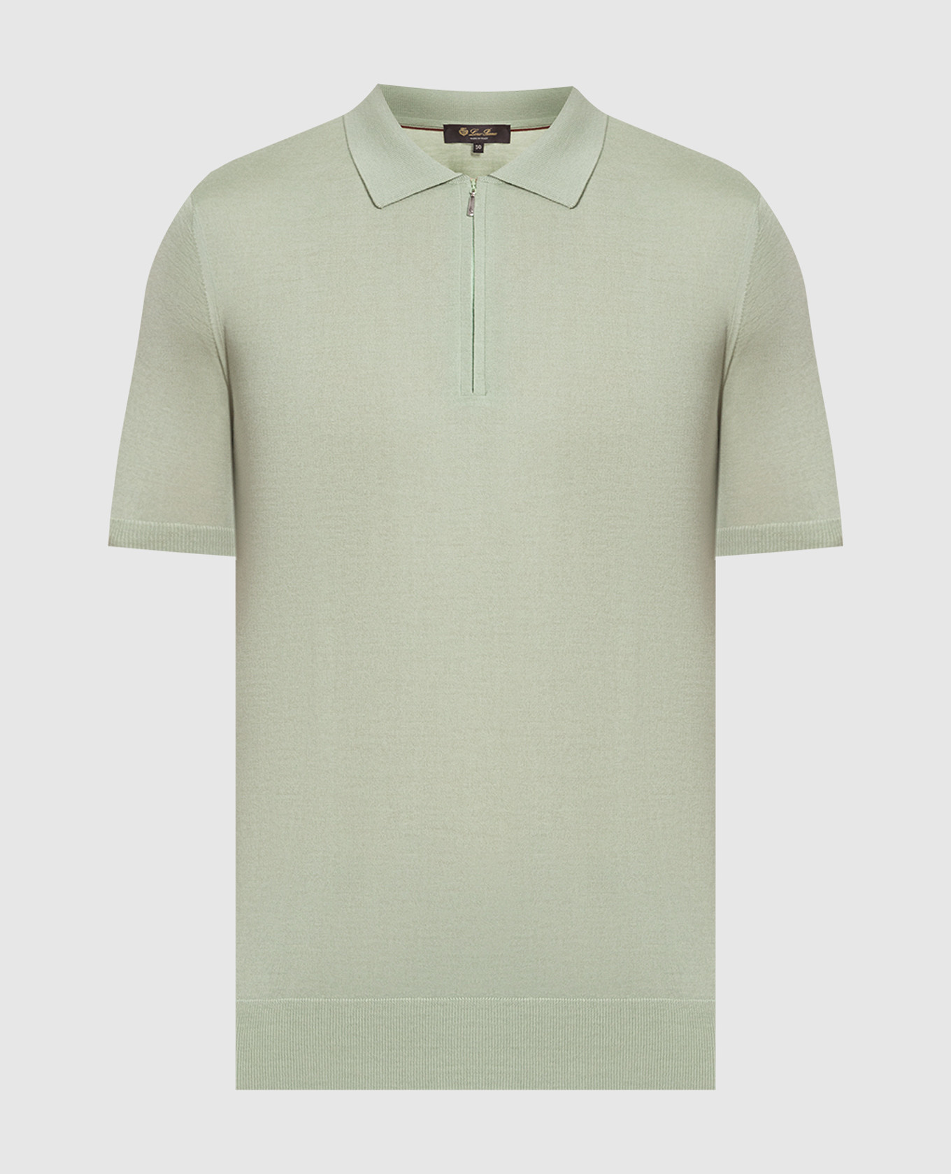 

Зеленое поло из шерсти, Зеленый, Поло