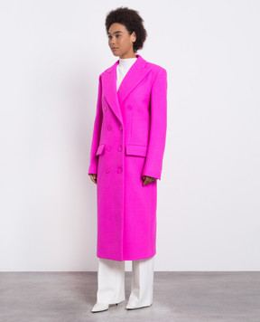 ALEXANDRE VAUTHIER Розовое двубортное пальто 233COA19521962