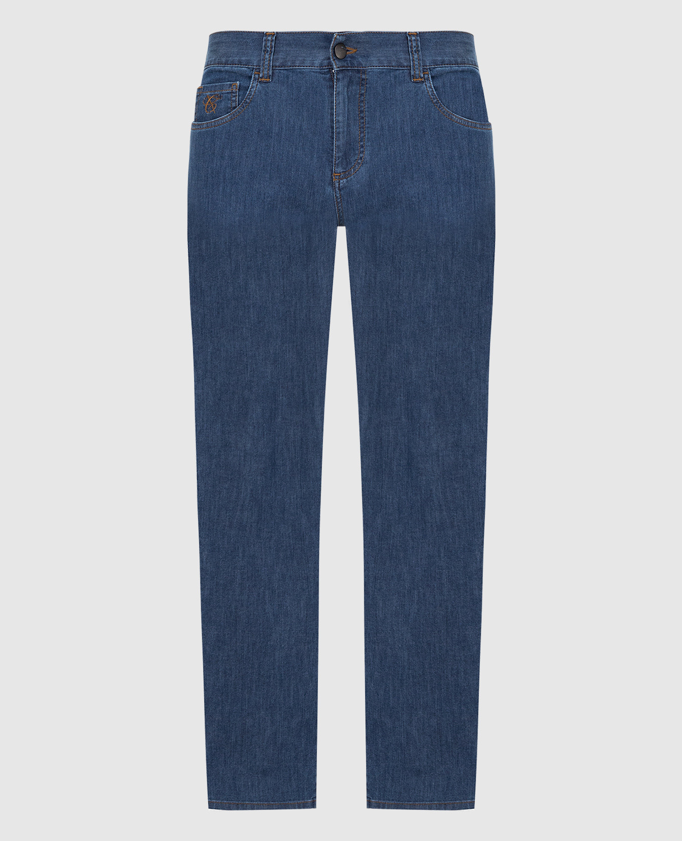 

Синие джинсы, Синий, Прямые джинсы