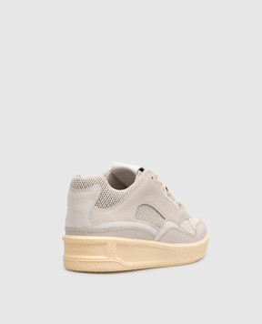 Jil Sander Сірі шкіряні кросівки з логотипом J15WS0006P5295