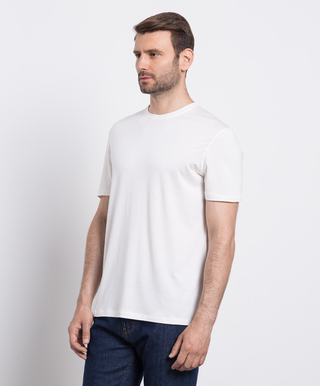 ISAIA White T-shirt MCI154JP001 image 3