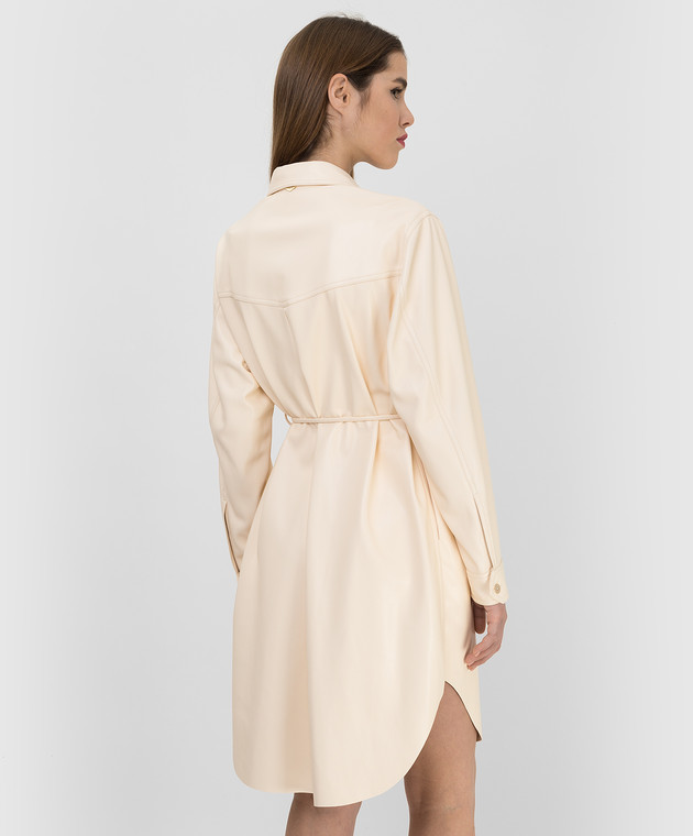 Twinset Пудрове плаття-сорочка 221LL23RR зображення 4