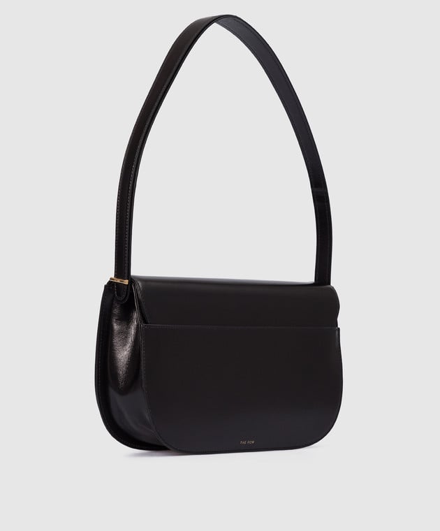 The Row Marion Black Leather Bag W1315L35 image 3