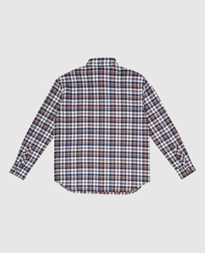 Dolce&Gabbana Детская рубашка в клетку с логотипом L43S85FQ5FH