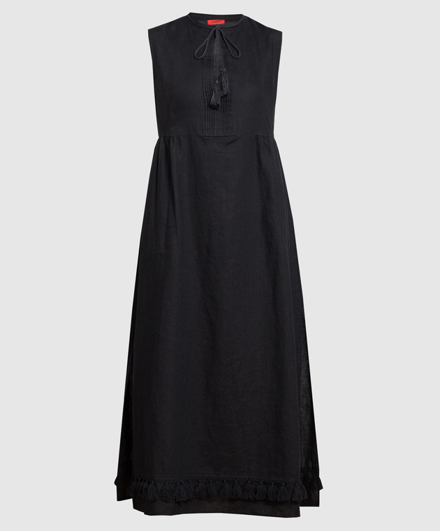 Max & Co Black linen dress MANUELA