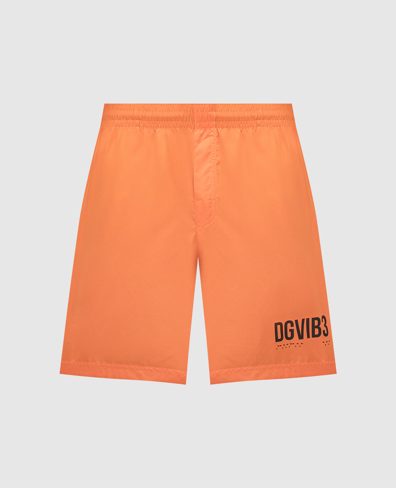 Оранжевые шорты для плавания с логотипом