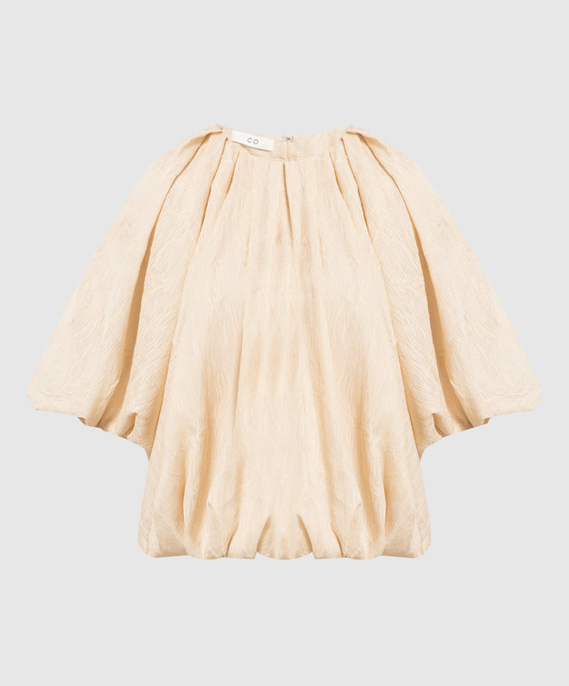CO Beige blouse with a reaper effect 2068OPLS