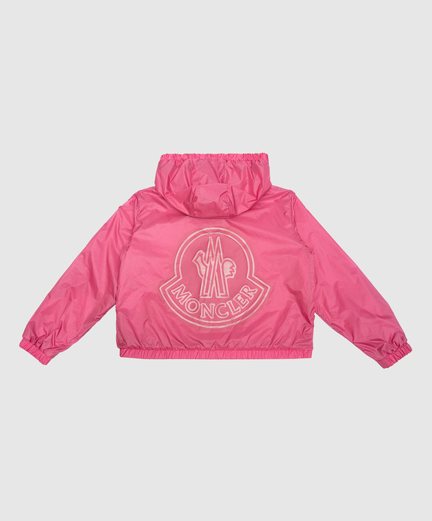 Moncler ENFANT Baby pink Terbish windbreaker with logo 1A00064595YT810 image 2