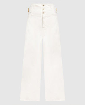 Etro Белые джинсы с высокой посадкой D134999009