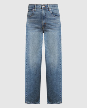 SLVRLAKE Сині джинси London Crop Riverside з ефектом потертості PS22LNDC506OR