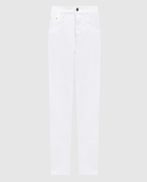WARDROBE.NYC Білі джинси з патчем логотипа W2076PC