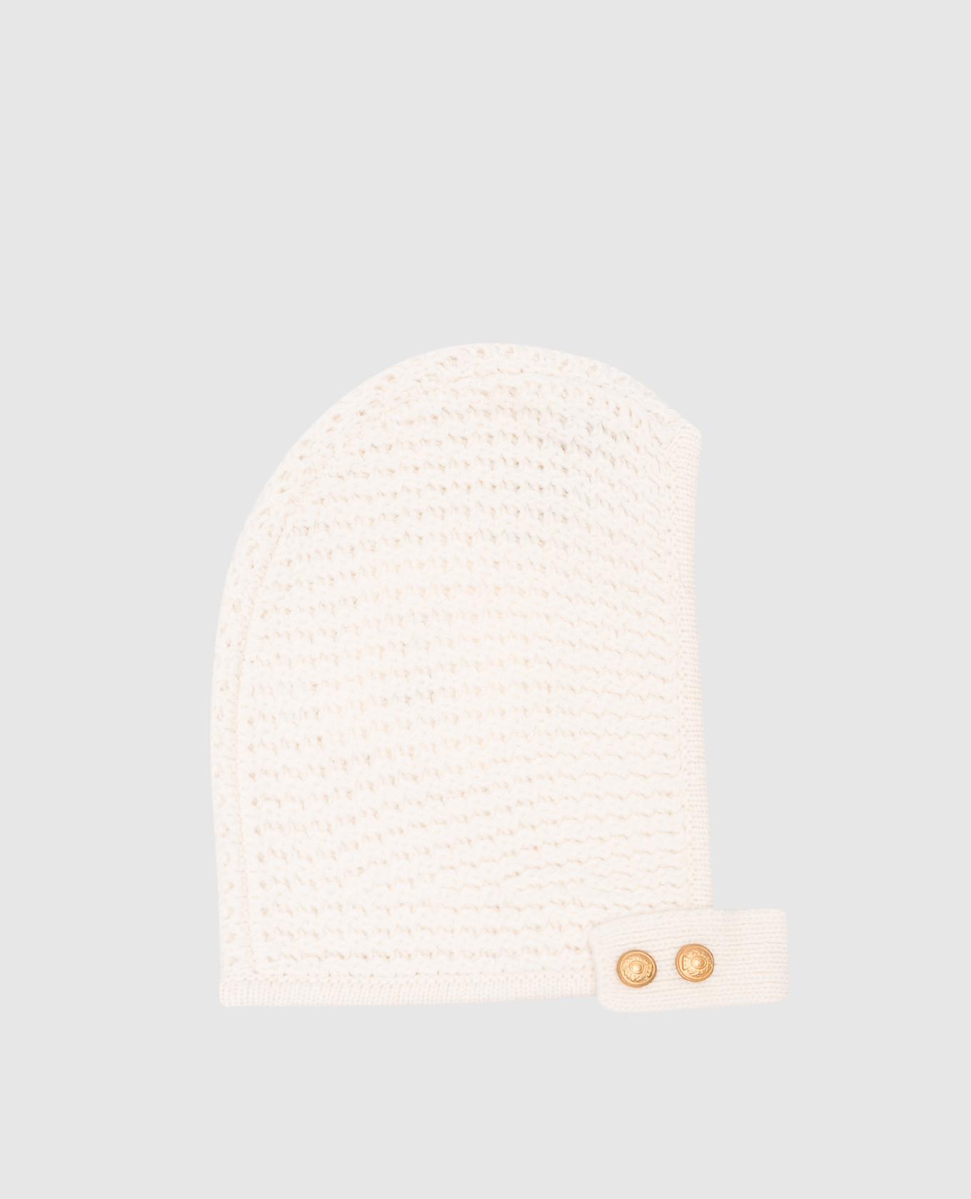 White cap made of wool