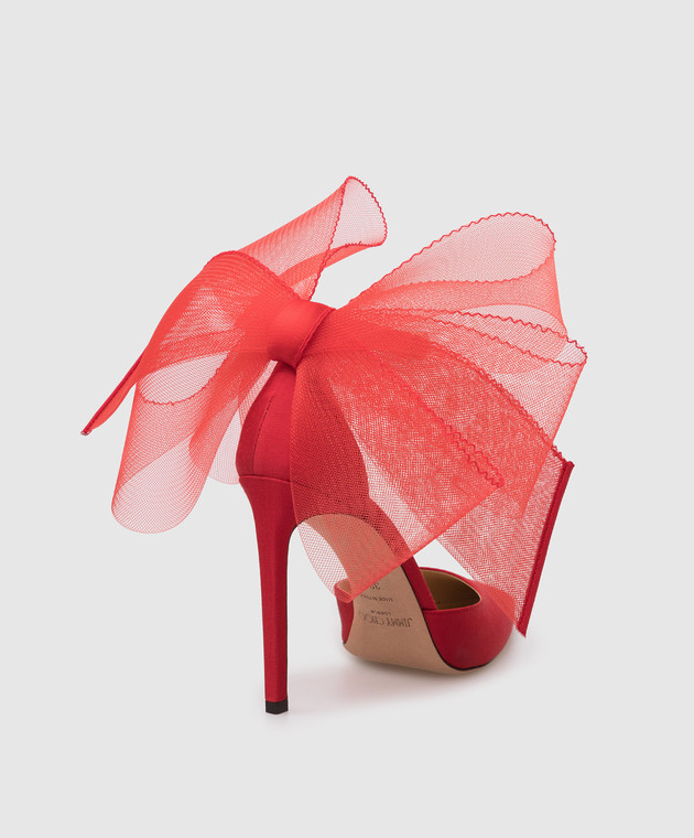 Jimmy Choo Босоножки Averly 100 с бантами AVERLY100YMG изображение 4