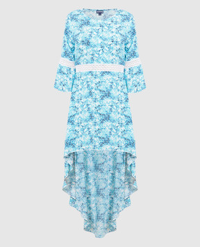 Vilebrequin Блакитна сукня Lysou в принт LYUU3X71