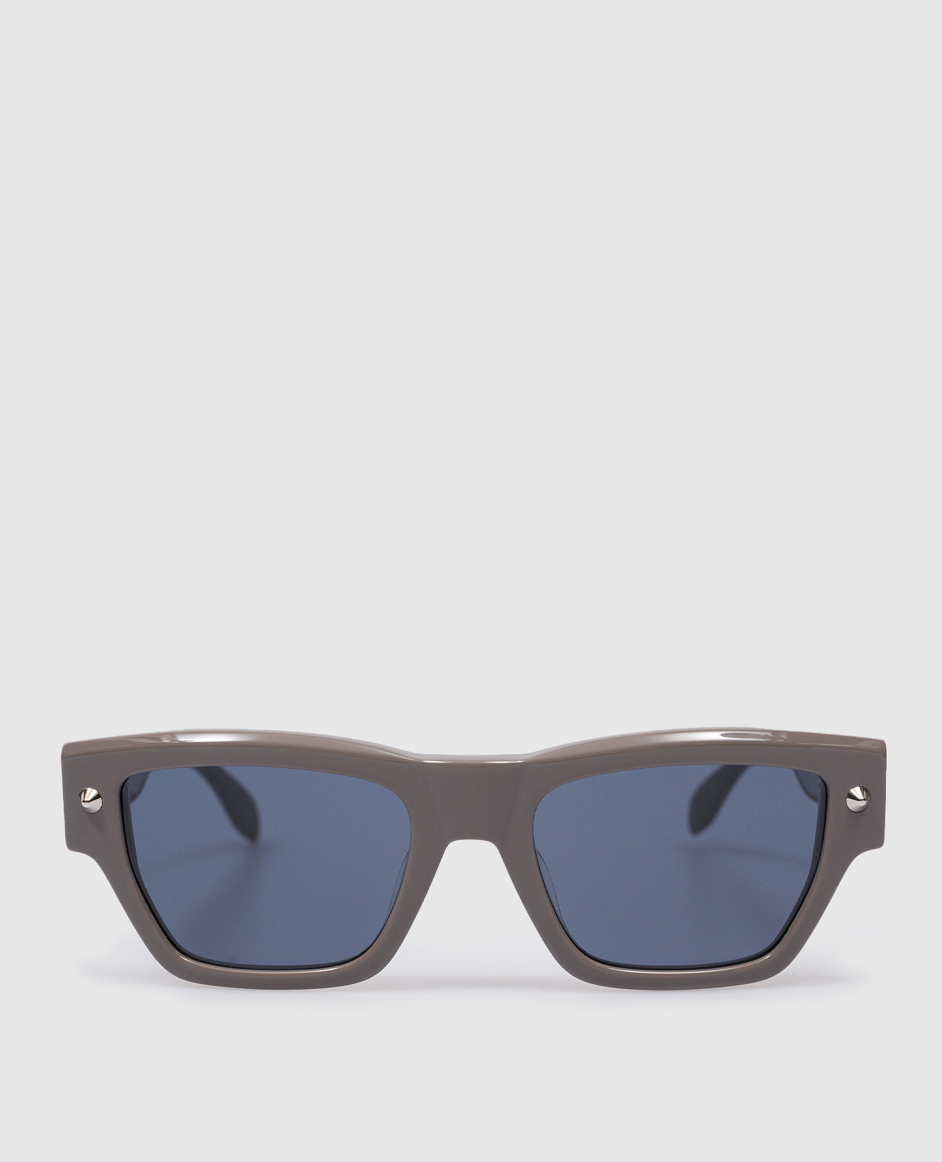 Brown Spike Studs Sunglasses