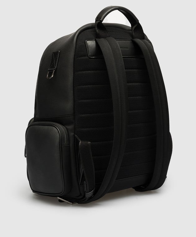 Dolce&Gabbana Black combination backpack with logo BM2247AD447 image 3