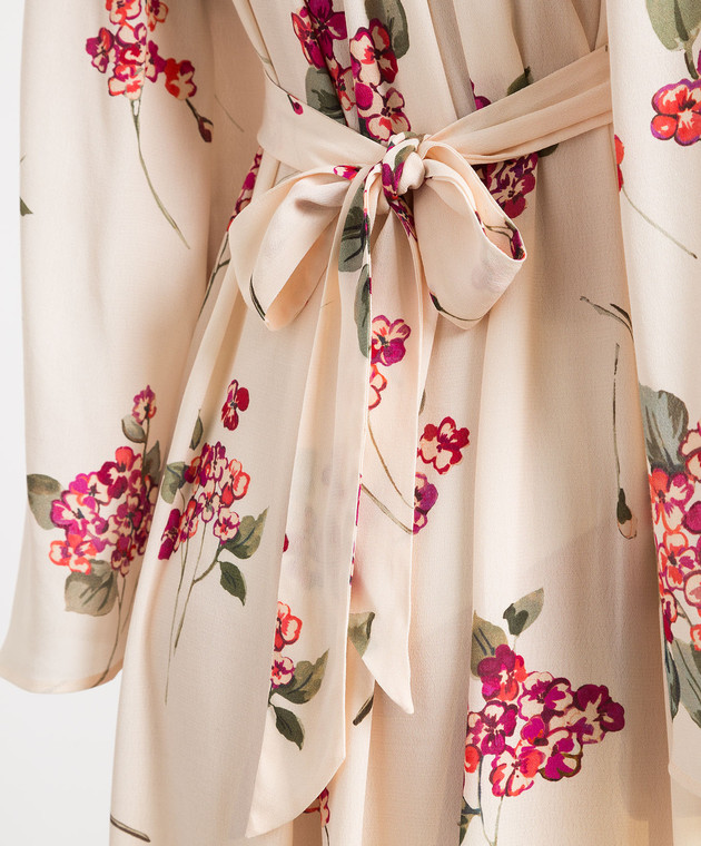 Twinset Beige dress with floral print 231TP2700 изображение 5