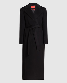 Max & Co Black LONGRUN coat made of wool LONGRUN