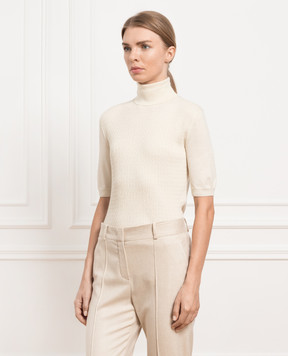 Loro Piana Гольф из кашемира молочного цвета FAM3639