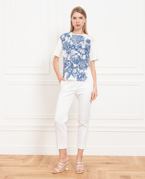 Max Mara Білі штани FOLGORE