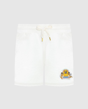 Casablanca Белые шорты Studio De Musique с вышивкой MF23JTR00310