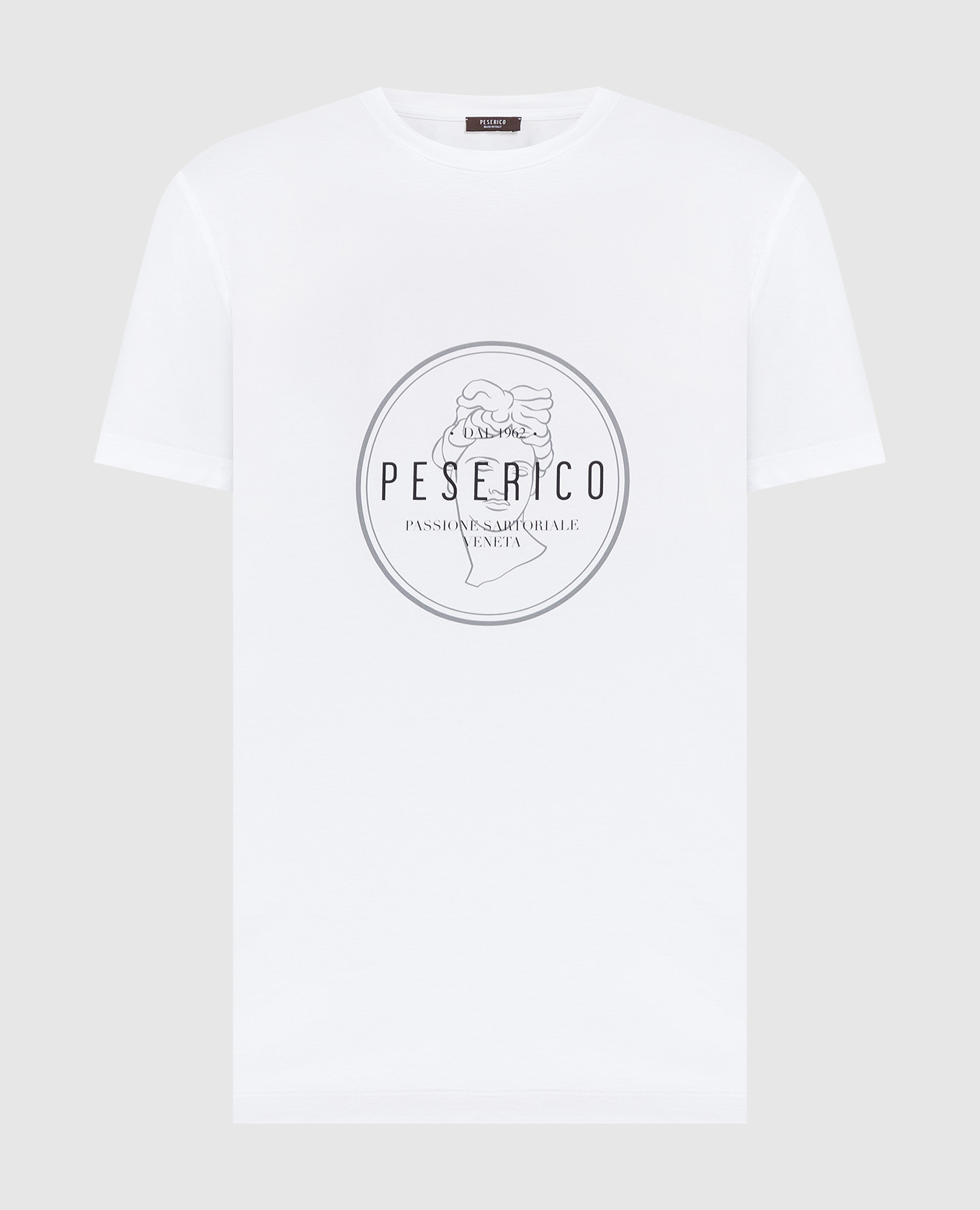 

Белая футболка с принтом логотипа, Белый, Футболки