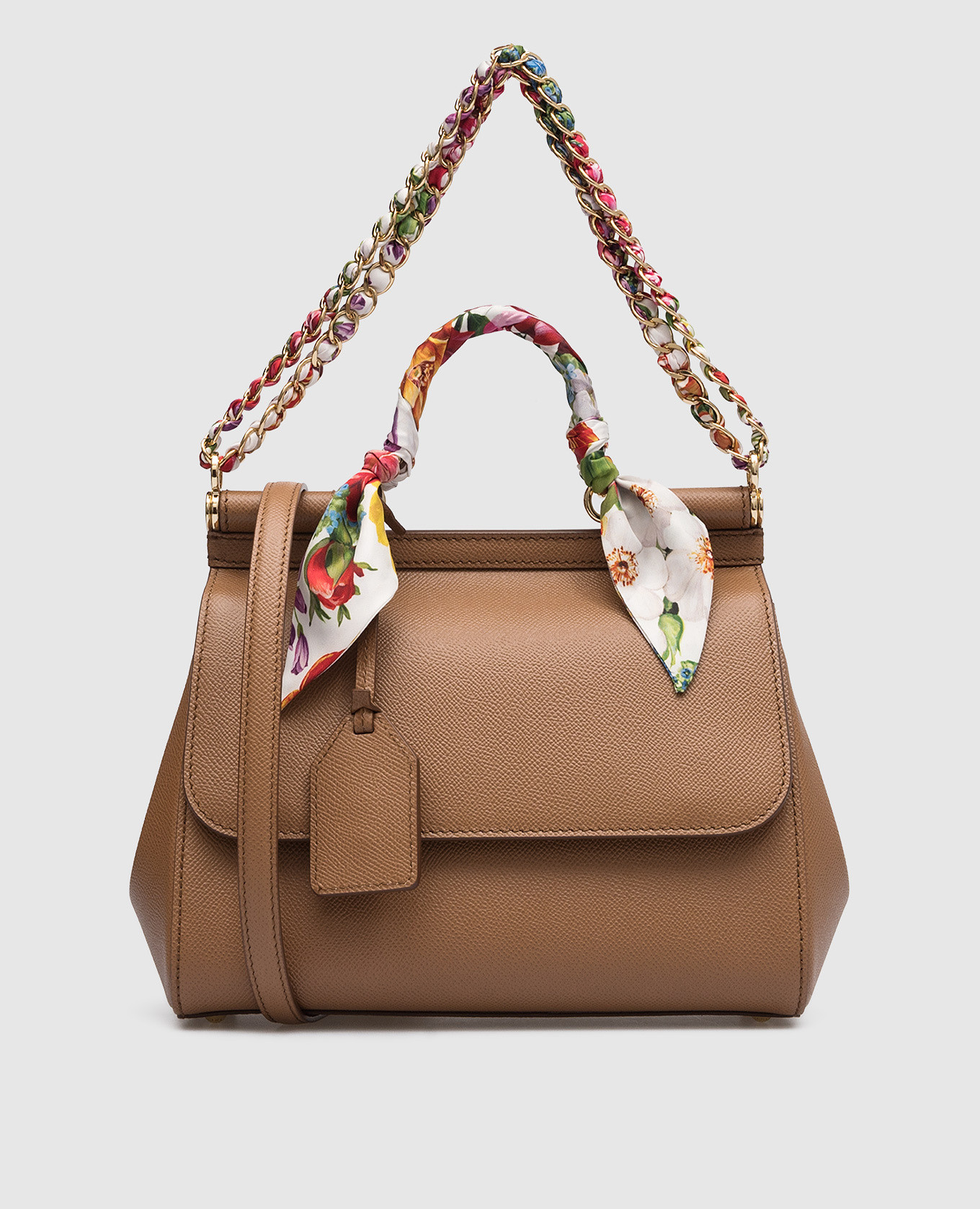 

Коричневая кожаная сумка-сетчел SICILY, Коричневый, Сумки через плечо