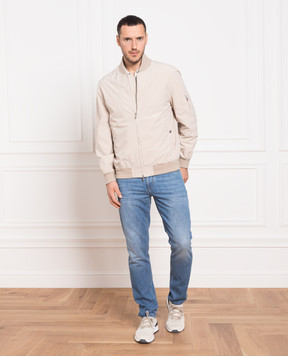 Brunello Cucinelli Бежевый бомбер MD4796496